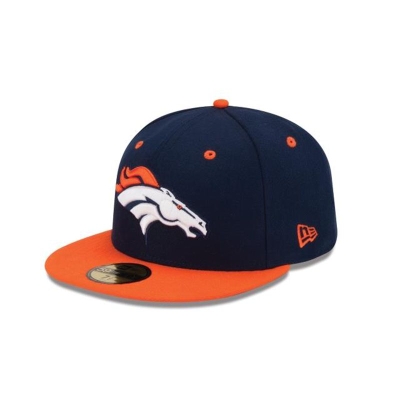 Blue Denver Broncos Hat - New Era NFL 2Tone 59FIFTY Fitted Caps USA1382607